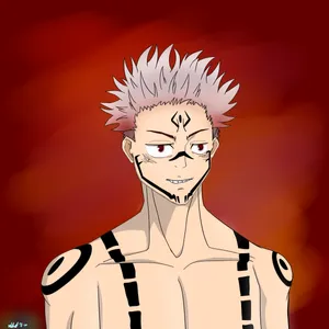 Striking Red Pfp With Abstract Design Wallpaper