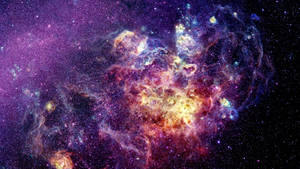 Striking View Of Gorgeous Celestial Nebula Wallpaper