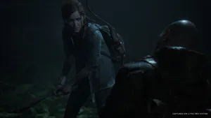 Strong And Determined - Ellie With A Machete In The Last Of Us 4k Wallpaper