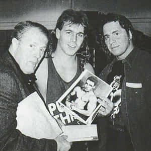 Stu Hartand Sons Holding Photo Wallpaper