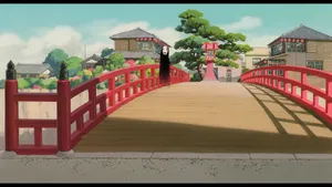 Studio Ghibli Aesthetic Desktop No-face Wallpaper