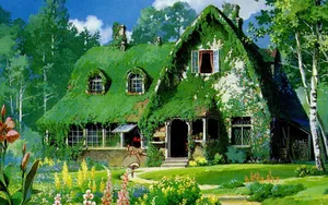 Studio Ghibli Girl Running Wallpaper