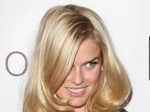 Stunning Alice Eve Posing For A Professional Photoshoot Wallpaper