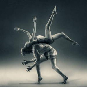 Stunning Creative Dance Pose Wallpaper