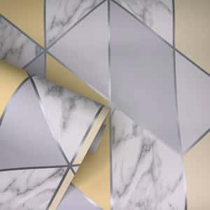 Stunning Gray And Yellow Abstract Wallpaper