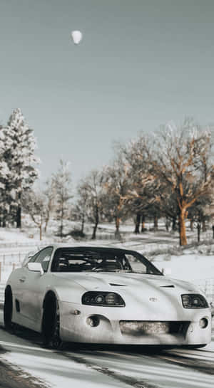 Stunning Jdm Supra In Its Full Glory Wallpaper