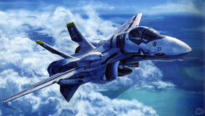 Stunning Macross Jet Wallpaper