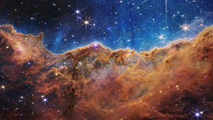 Stunning Nebula View Of Outer Space Wallpaper