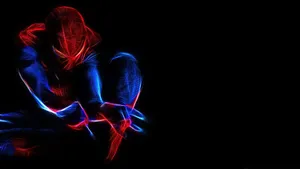 Stunning Neon Red Illumination Wallpaper