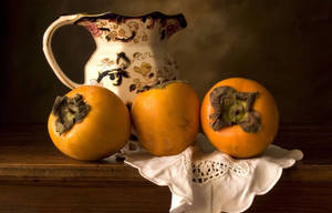 Stunning Persimmon Fruit Wallpaper