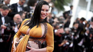 Stunning Pregnant Adriana Wallpaper