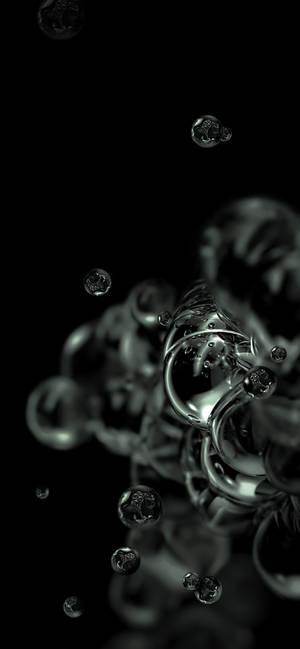 Stunning Samsung Full Hd Bubbles In The Dark Wallpaper Wallpaper