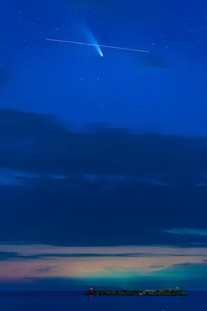 Stunning View Of The Blue Galaxy In Outer Space Wallpaper