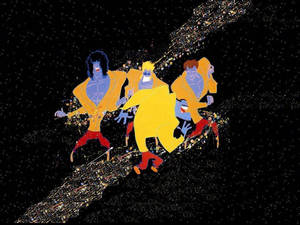 Stylised Cartoon Queen Illustration Wallpaper