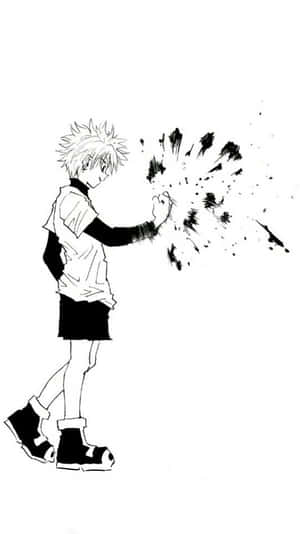 Stylish And Cutting Edge - Killua Phone Wallpaper