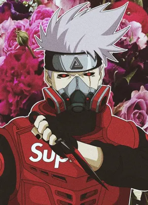 Stylish Anime Characters Show Off Their Supreme Apparel Wallpaper