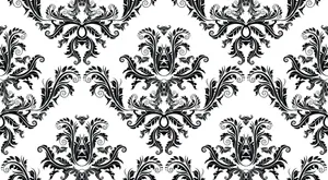 Stylish Black & White Pattern Wallpaper