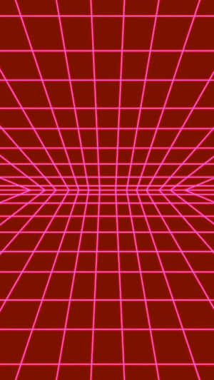 Stylish Iphone Wallpaper Featuring A Geometric Grid Of Interlocking White And Black Shapes Wallpaper