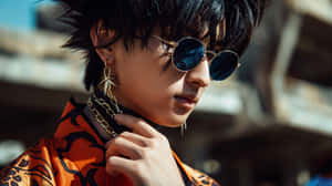 Stylish Youth Sunglasses Gucci Shirt Wallpaper