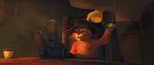 Suave Puss In Boots Wallpaper
