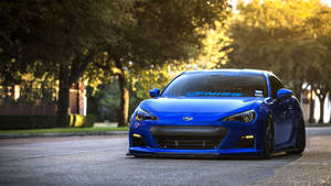 Subaru Brz Dark Blue Paint Wallpaper