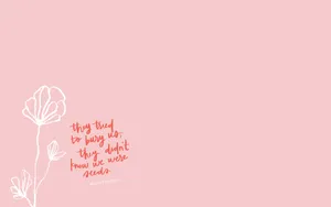 Subtle Shades Of Pink And White Wallpaper