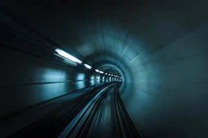 Subway Tunnel Focus Wallpaper