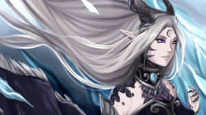 Succubus With Long Flowing Hair Wallpaper