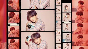 Suga Film Strip Wallpaper