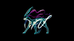 Suicune Side Profile Wallpaper