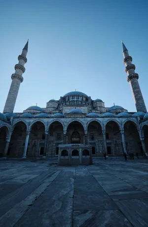 Sultan Ahmed Mosque Imposing Structure Wallpaper