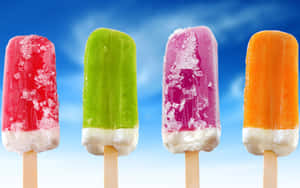 Summer Fun Popsicles Wallpaper