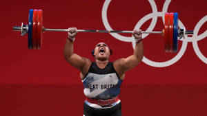 Summer Olympics 2020 Weight Lifting Wallpaper