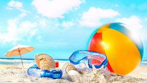 Summer Season Snorkel Goggles Wallpaper