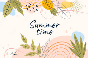 Summer Time Cute Art Laptop Wallpaper