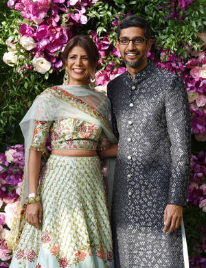 Sundar Pichai Wedding Photo Wallpaper