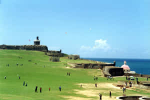 Sunny Castillo San Felipe Del Morro Wallpaper