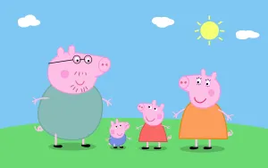 Sunny Day Peppa Pig Ipad Family Wallpaper