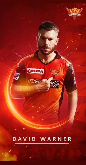 Sunrisers Hyderabad Batsman Poster Of Warner Wallpaper