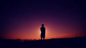 Sunset Background For Boys Wallpaper