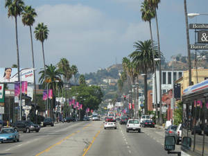 Sunset Boulevard Road Wallpaper