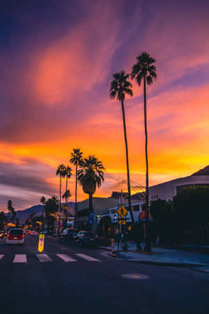 Sunset In California Tumblr Photography Iphone Wallpaper