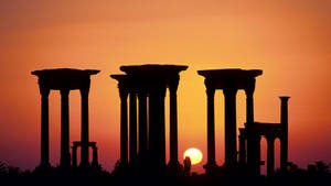 Sunset In Syria Wallpaper