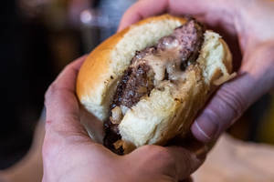 Sunset Over Minneapolis Skyline Wallpaper