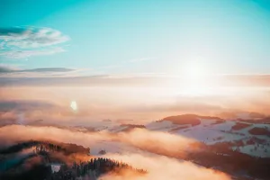 Sunset Over Mountains Hd Scenery Wallpaper