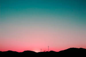 Sunset Sky Pastel Fading Wallpaper