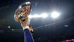 Super Bowl Football Trophy Wallpaper