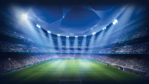 Super Cool Uefa Champions League Digital Art Wallpaper