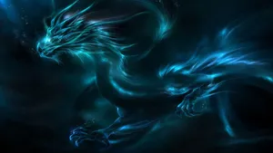 Super Hd Blue Dragon Wallpaper