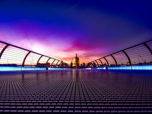 Super High Resolution City Bridge Wallpaper